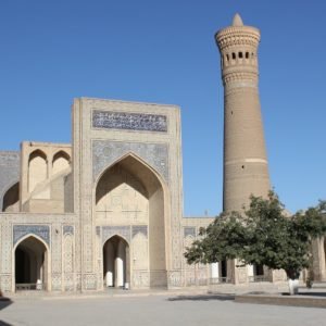 Cortile-interno-della-Moschea-Kalon-Bukhara-Uzbekistan Bukhara monumenti