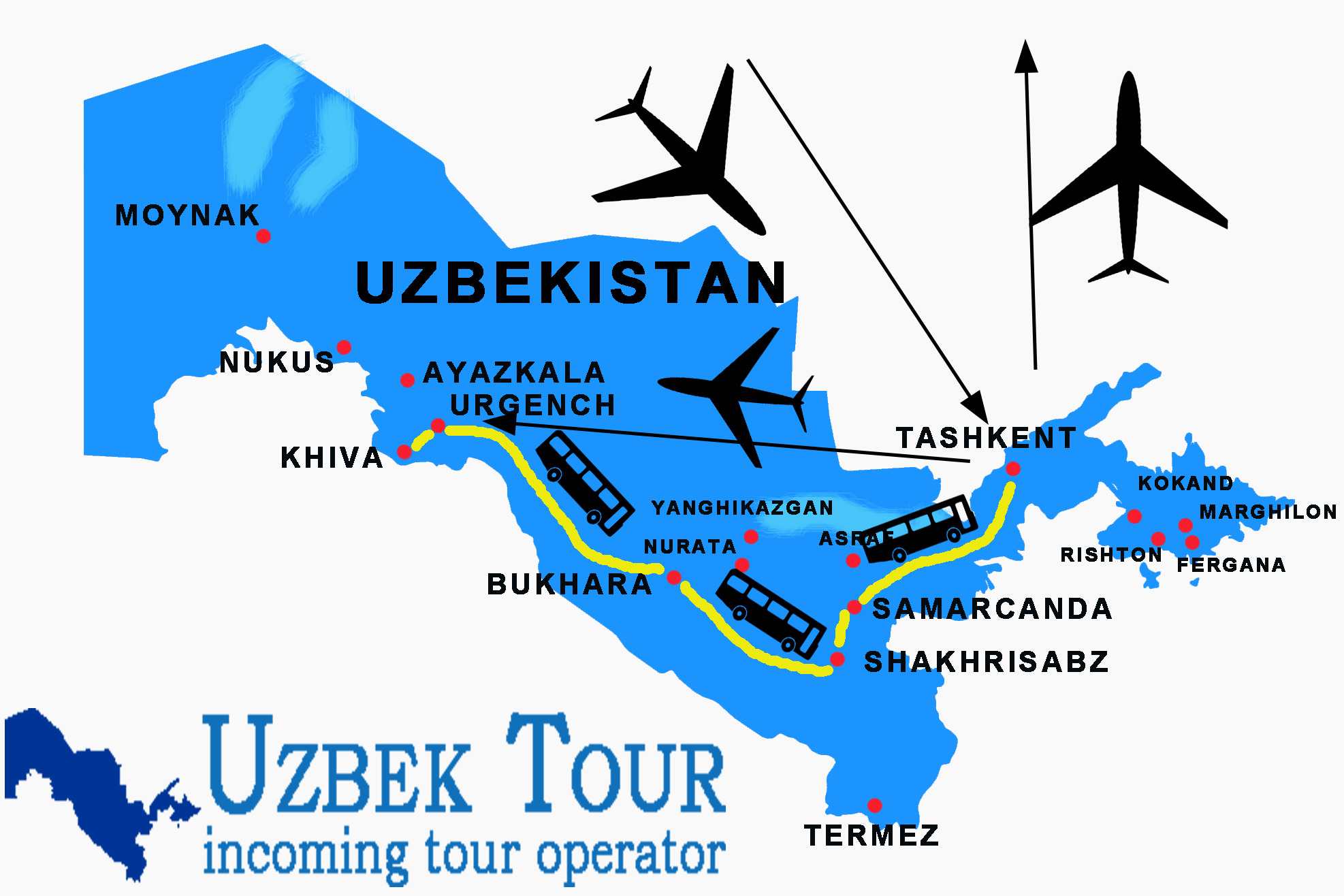 viaggio classico in Uzbekistan